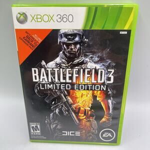 Battlefield 3 -- Limited Edition (Microsoft Xbox 360, 2011) Complete In Box